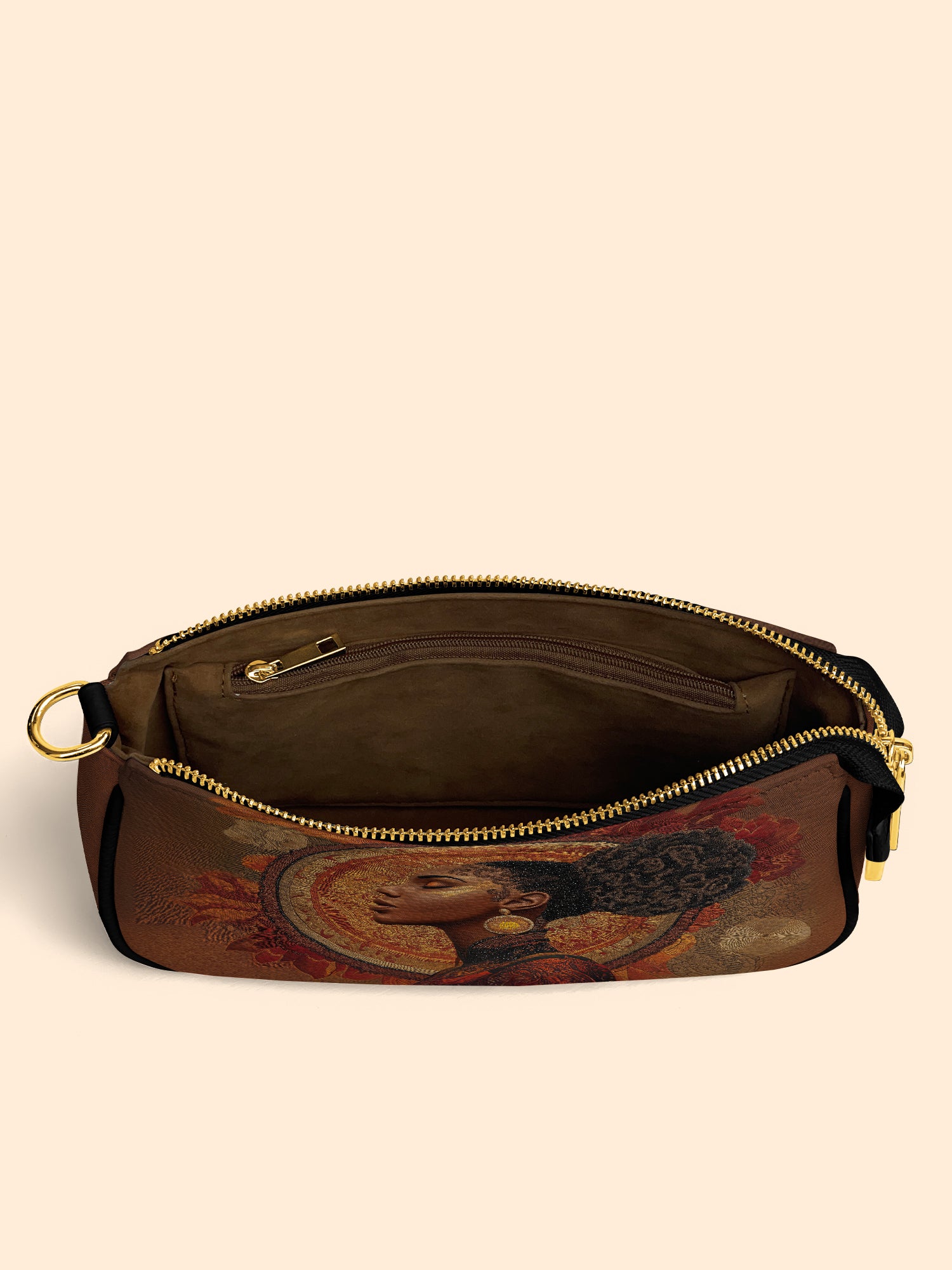 Mocha Sage Classic Zip Pochette QR0XD104