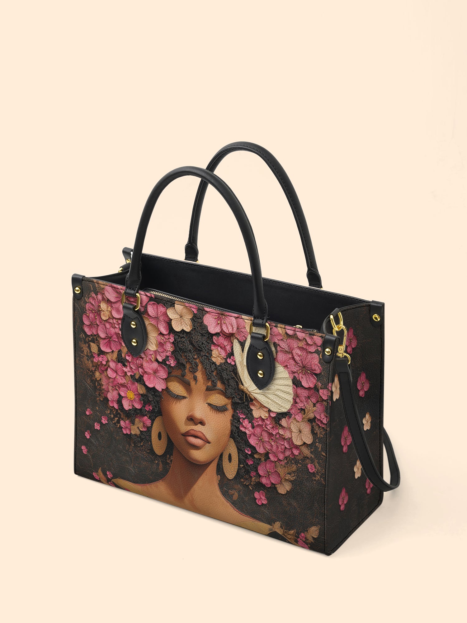 Maua Queen Premium Leather Handbag QR0HH055