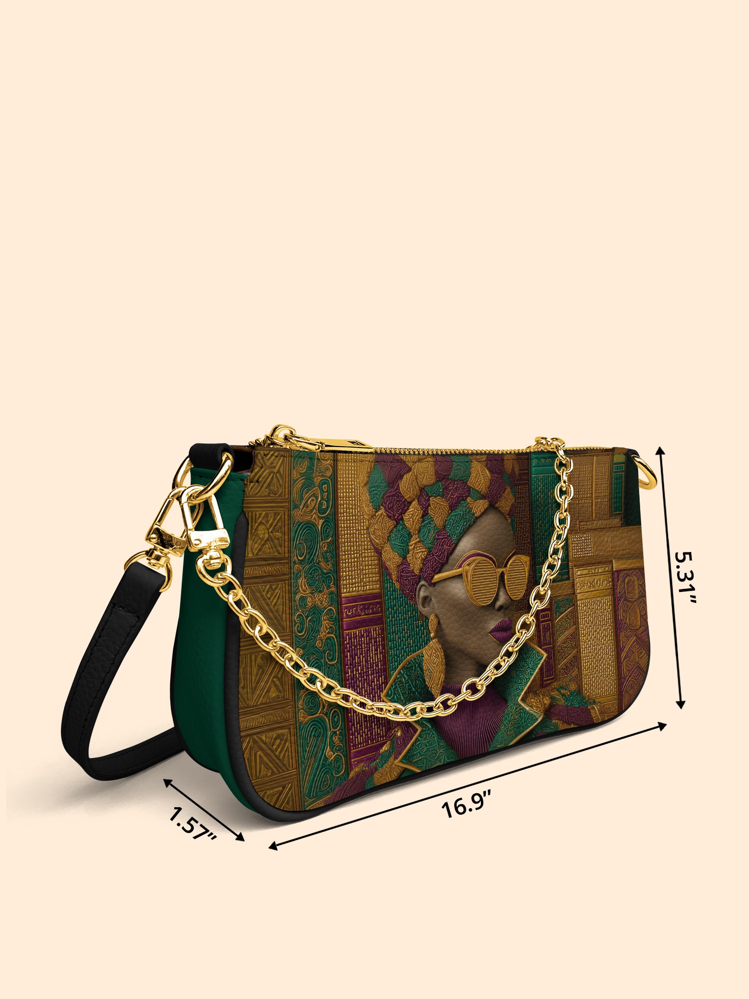 Emerald Authority Classic Zip Pochette QR0XD441