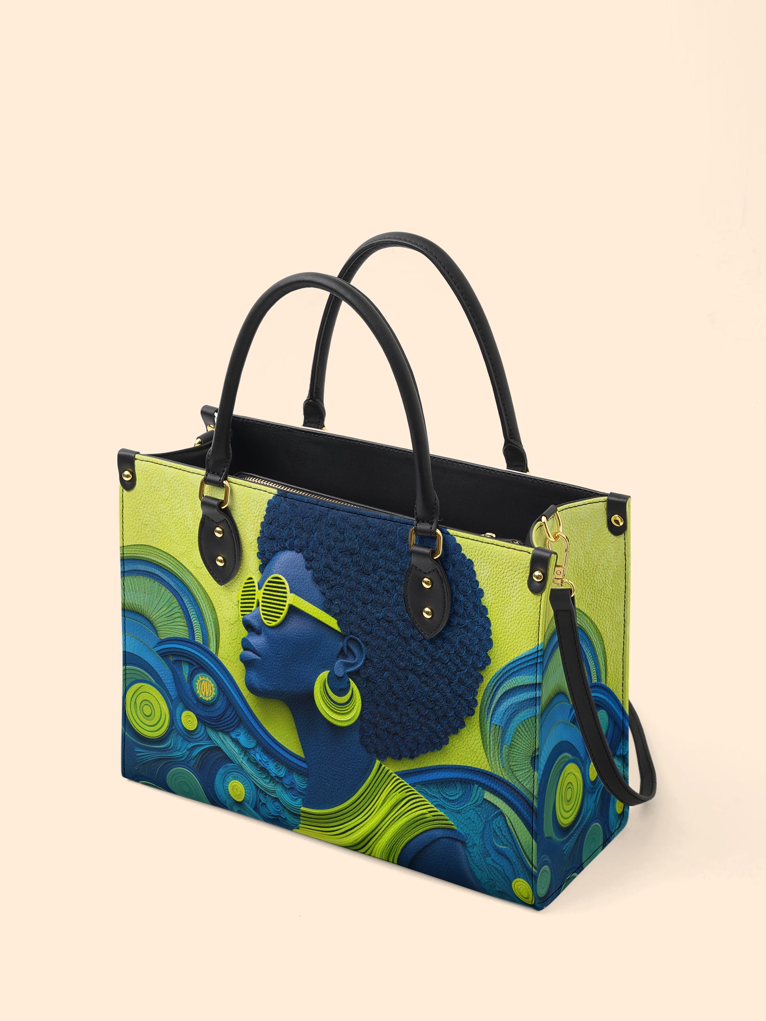 Bold Horizon Premium Leather Handbag QR0TD302