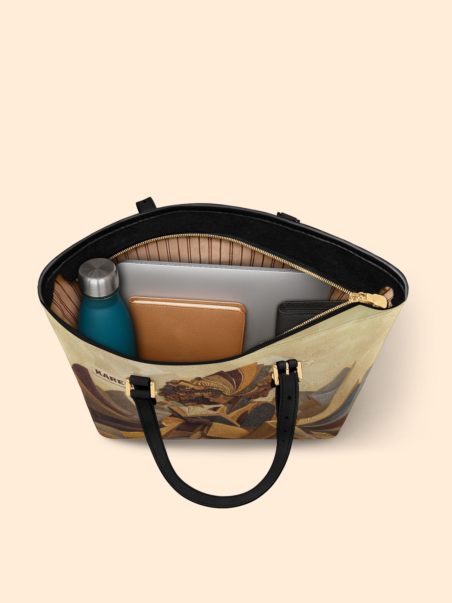 Literary Queen Sleek Leather Tote