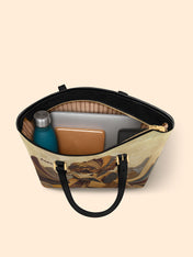 Literary Queen Sleek Leather Tote