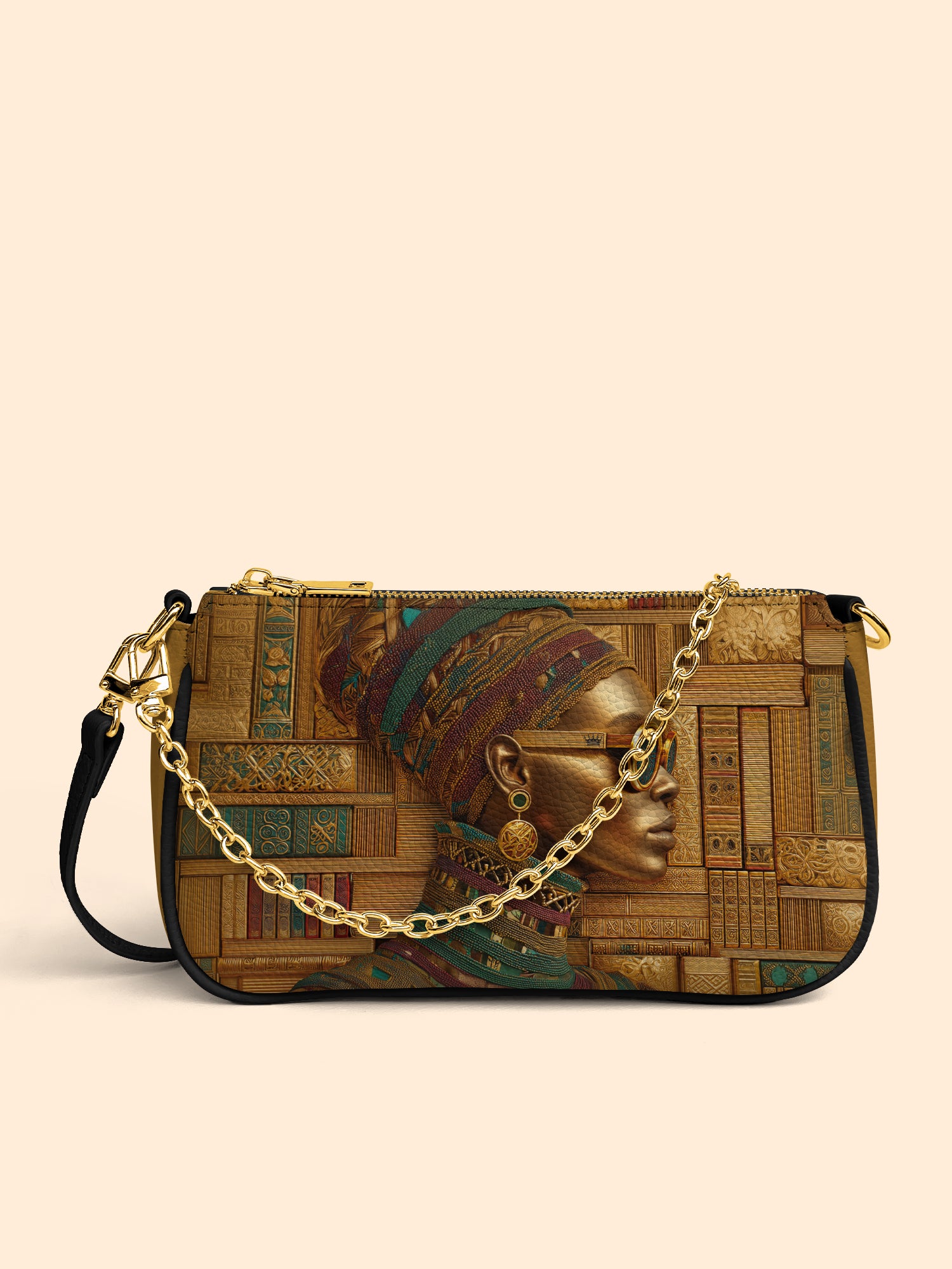 Golden Library Classic Zip Pochette QR0XD439