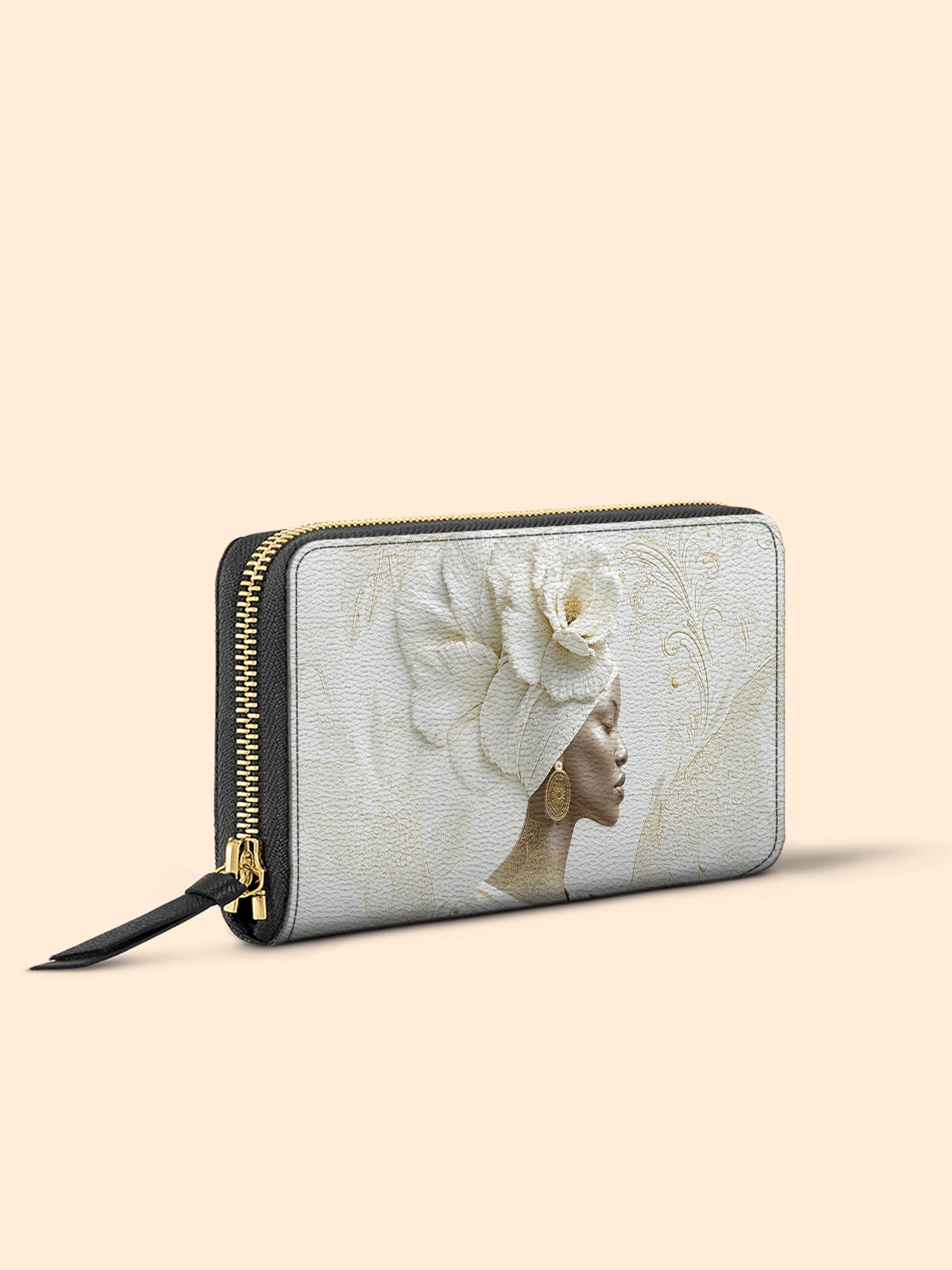 Luminous Bloom Slimline Zippy Wallet QR0TV119