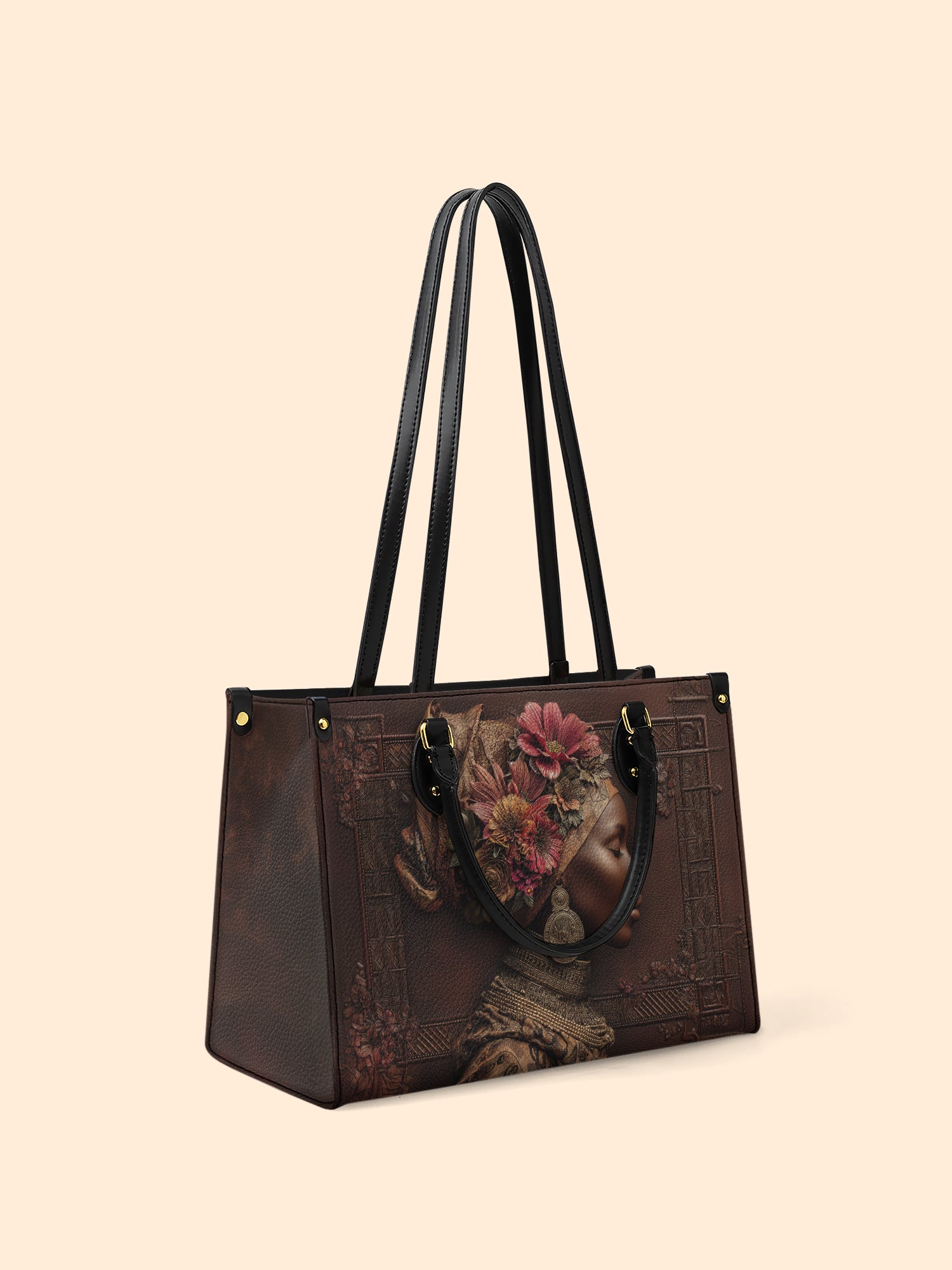 Earth Splendor Premium Leather Handbag QR0HH045