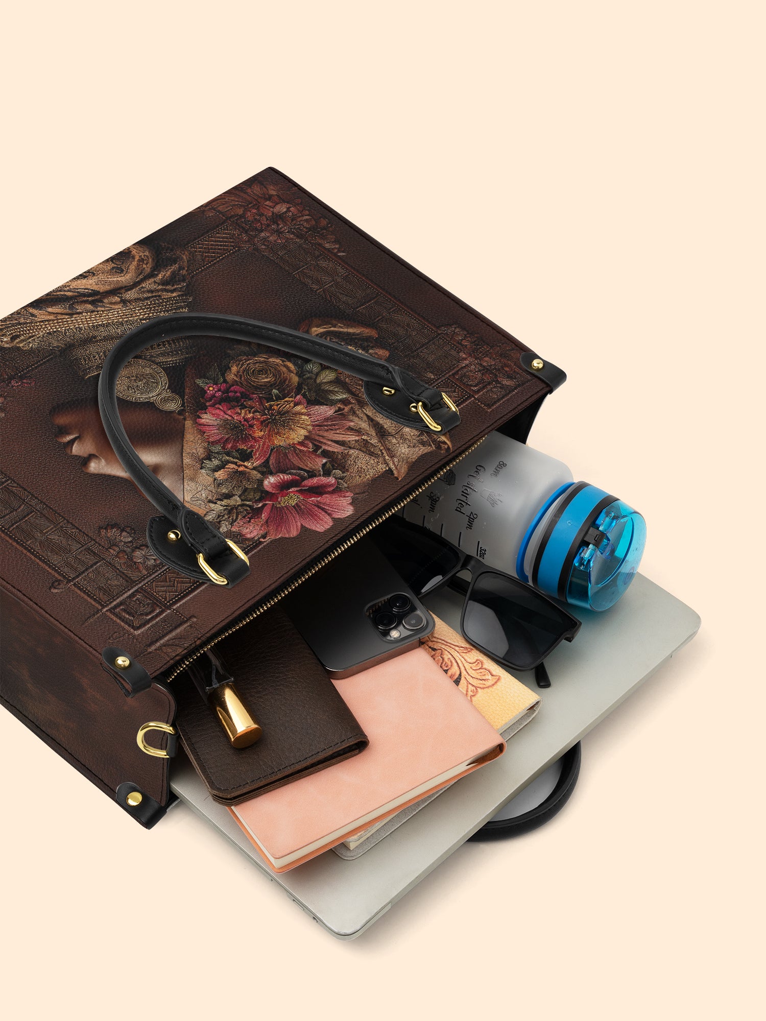 Earth Splendor Premium Leather Handbag QR0HH045