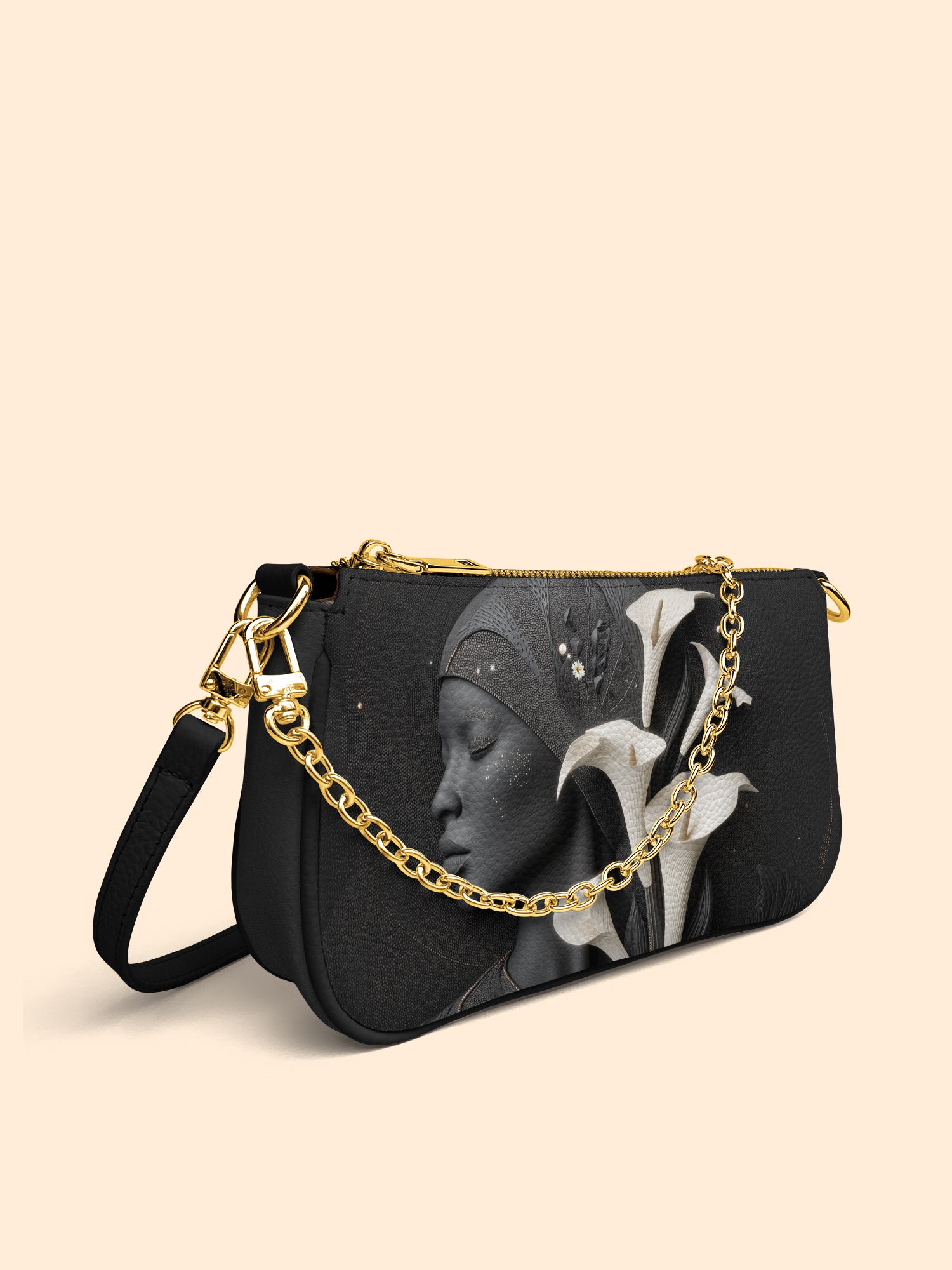 Lunar Silhouette Classic Zip Pochette QR0TD208