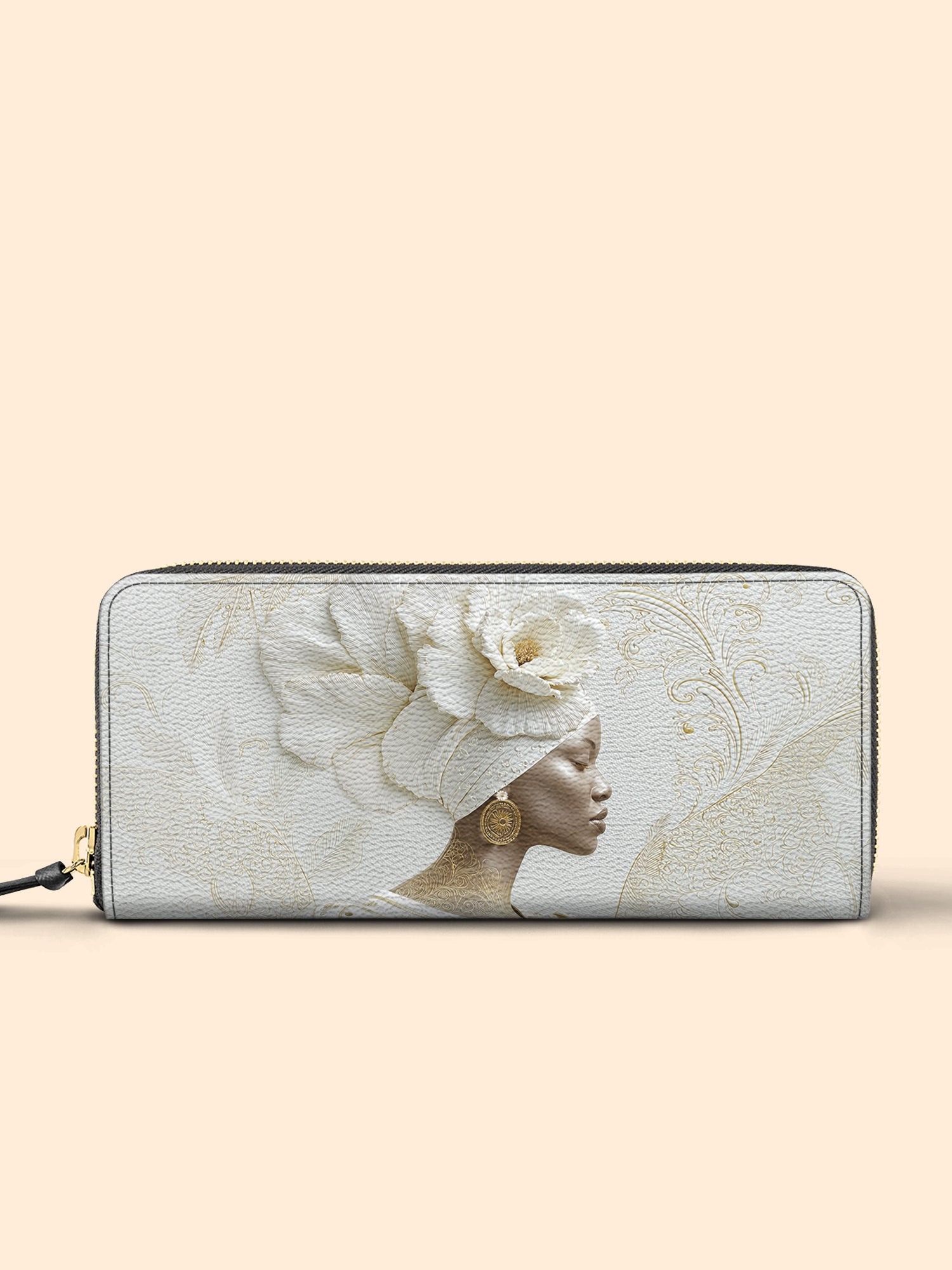 Luminous Bloom Slimline Zippy Wallet QR0TV119