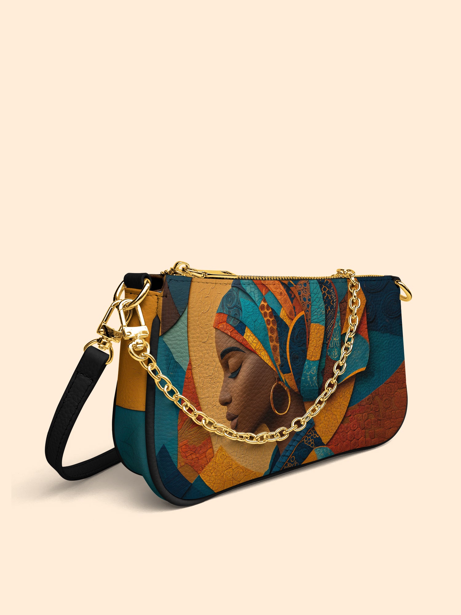 Melanated Muse Classic Zip Pochette QR0HH030