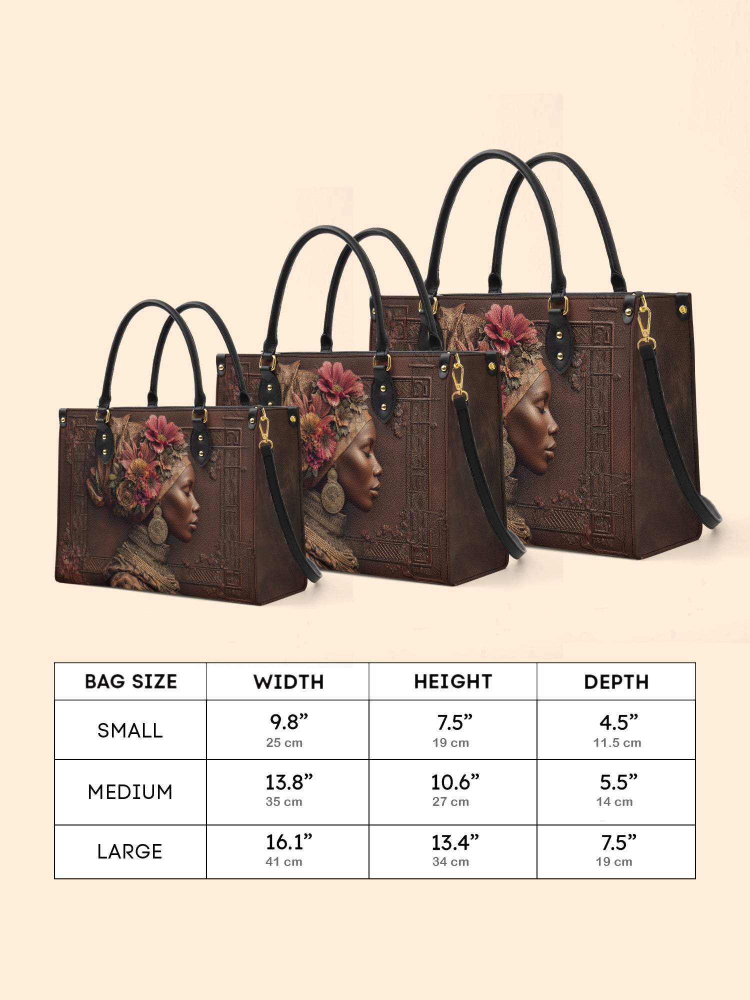 Earth Splendor Premium Leather Handbag QR0HH045