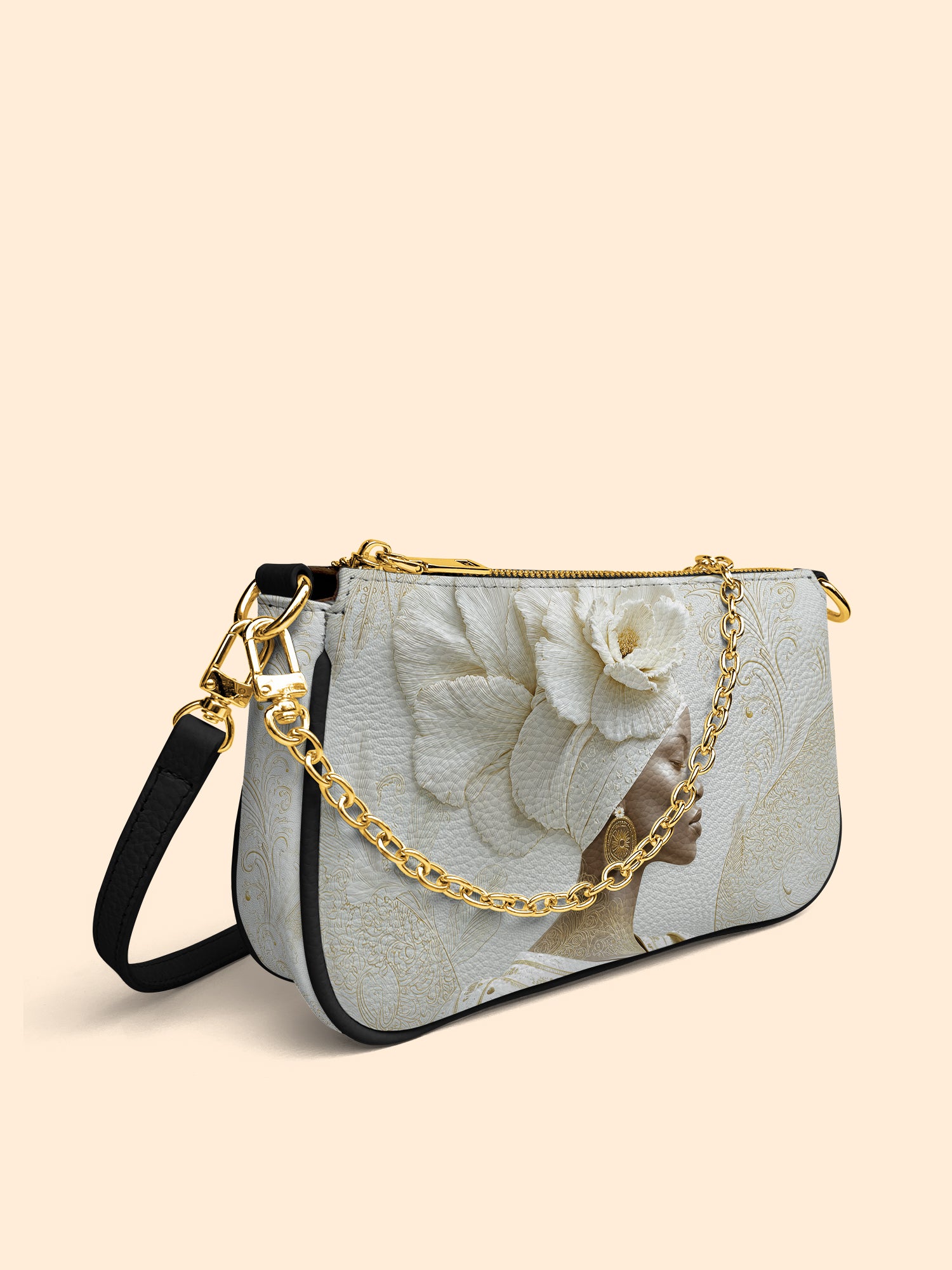Luminous Bloom Classic Zip Pochette QR0TV120
