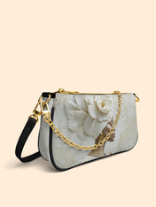 Luminous Bloom Classic Zip Pochette QR0TV120