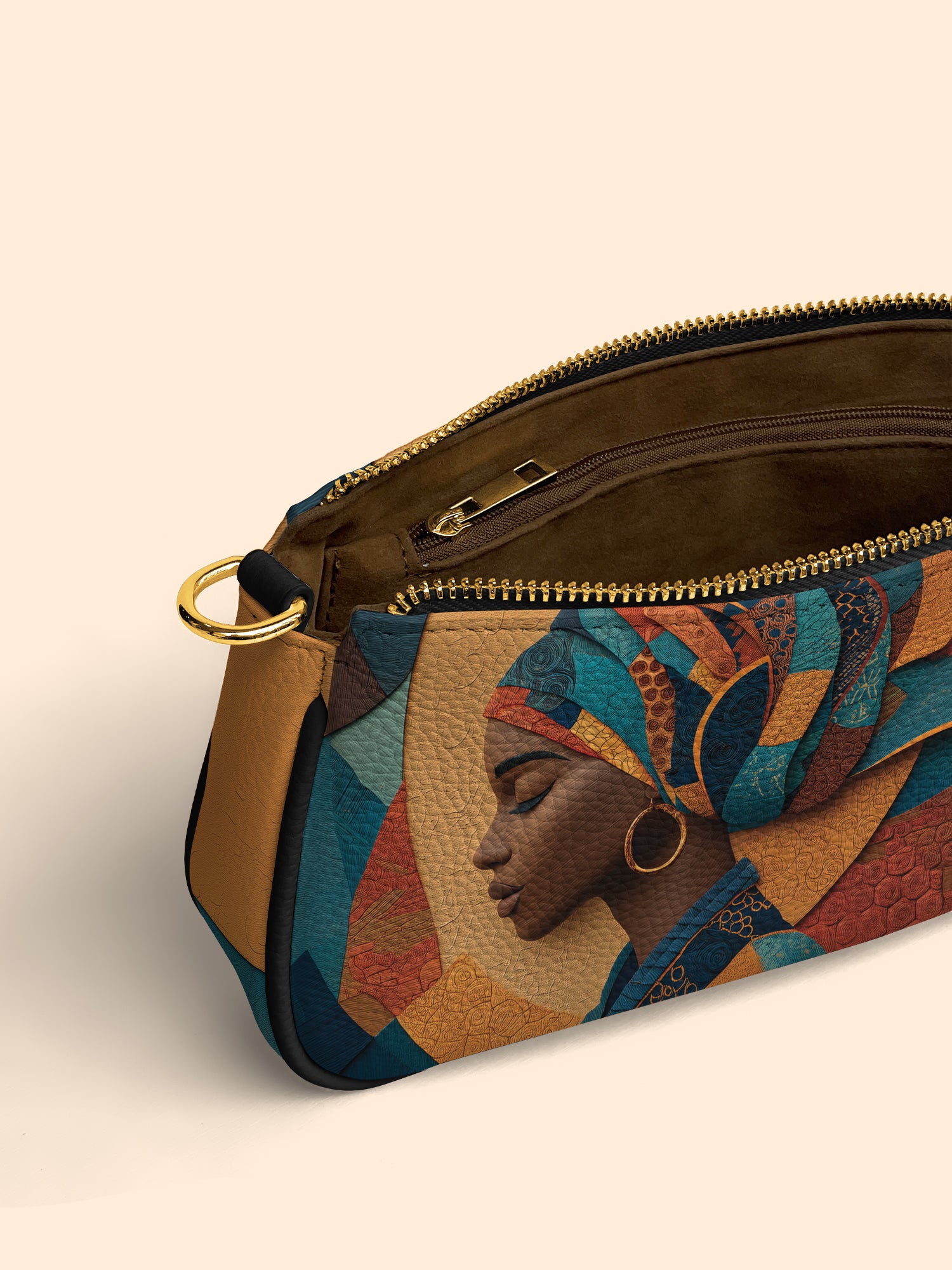 Melanated Muse Classic Zip Pochette QR0HH030