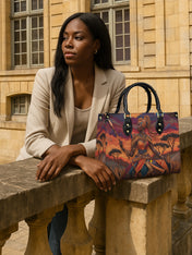 African Warrior Premium Leather Handbag QR0HH059
