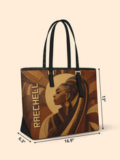 Braids & Legacy Sleek Leather Tote
