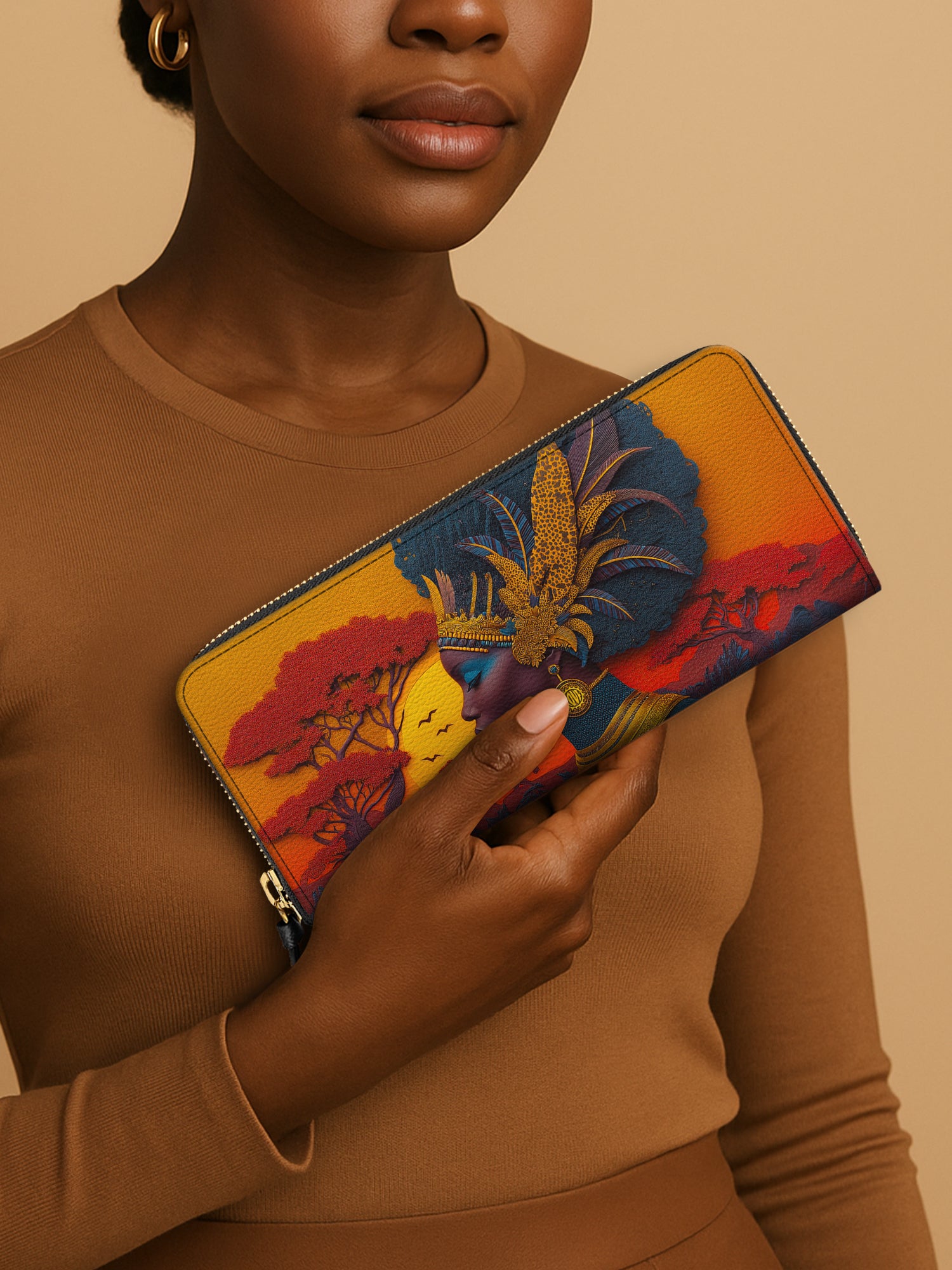 African Aspirations Slimline Zippy Wallet QR0HH067