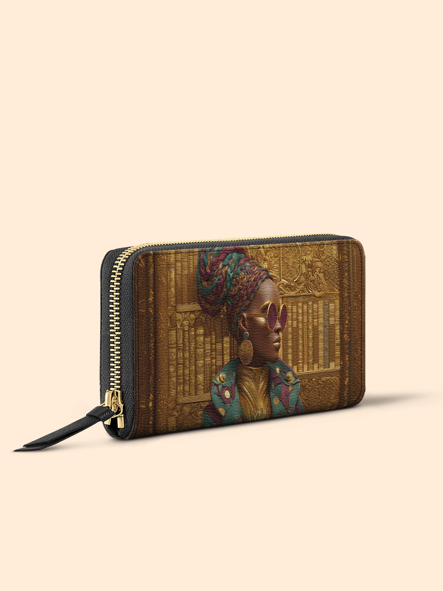 Crown And Knowledge Slimline Zippy Wallet QR0XD446