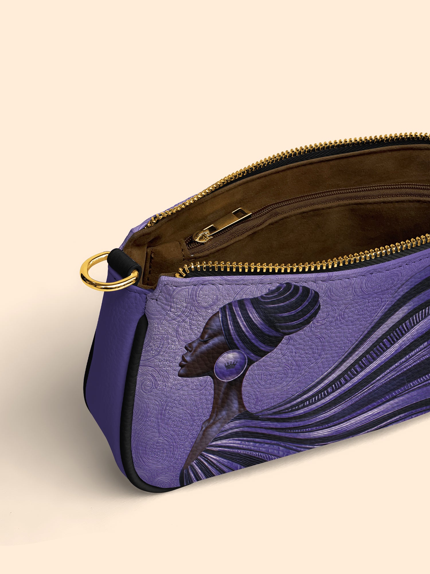 Violet Flow Classic Zip Pochette QR0XD436