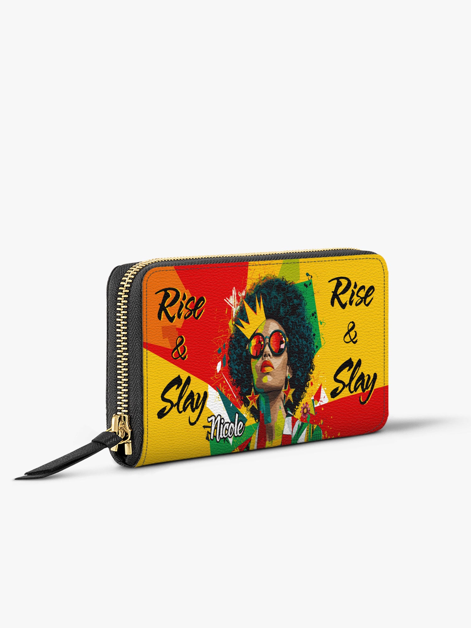 Rise And Slay Slimline Zippy Wallet