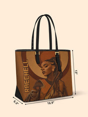 Empress of Locs Sleek Leather Tote