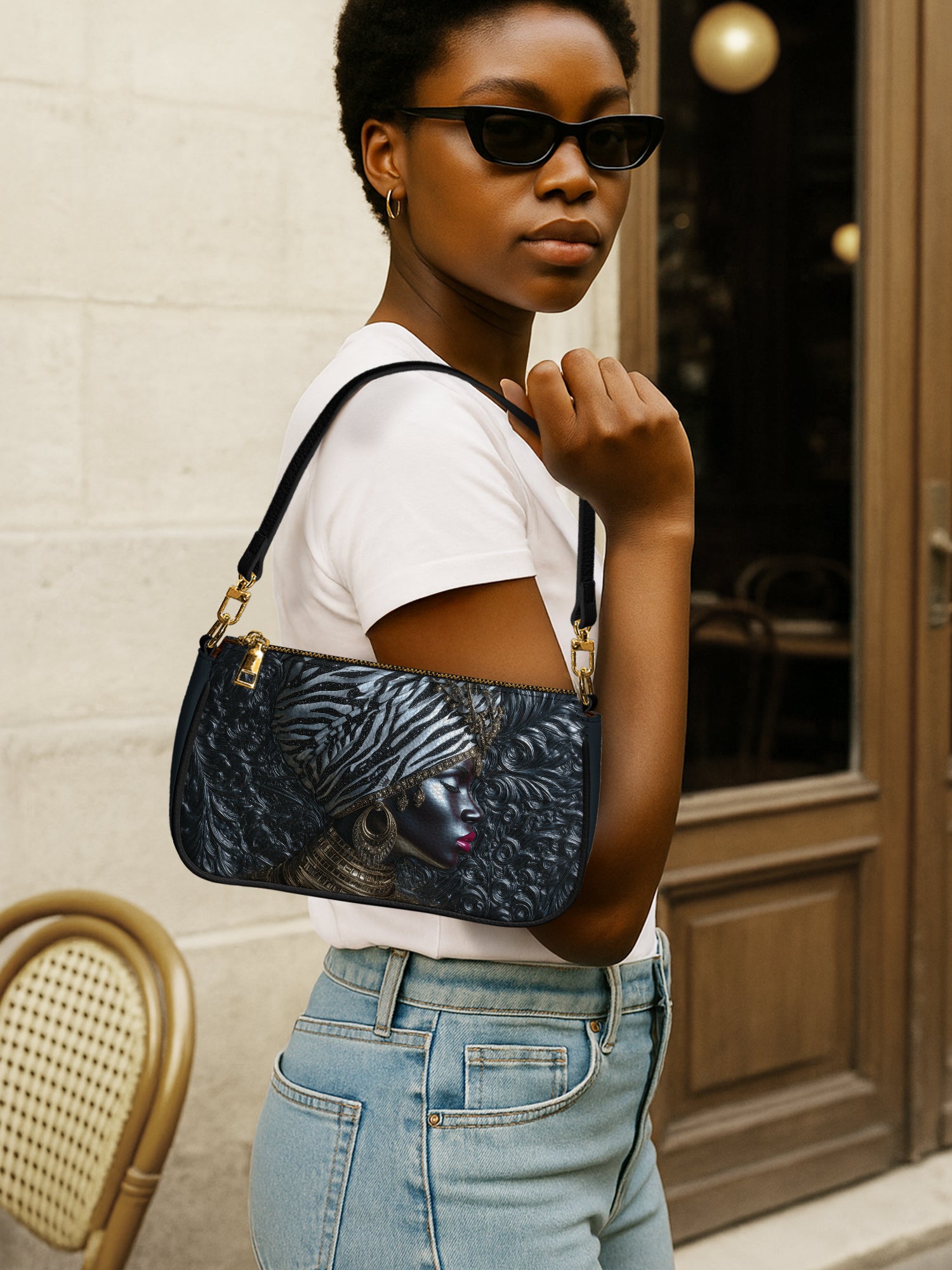 Afri Jewel Classic Zip Pochette QR0XD471