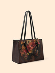 Whispering Blooms Premium Leather Handbag QR0HH048