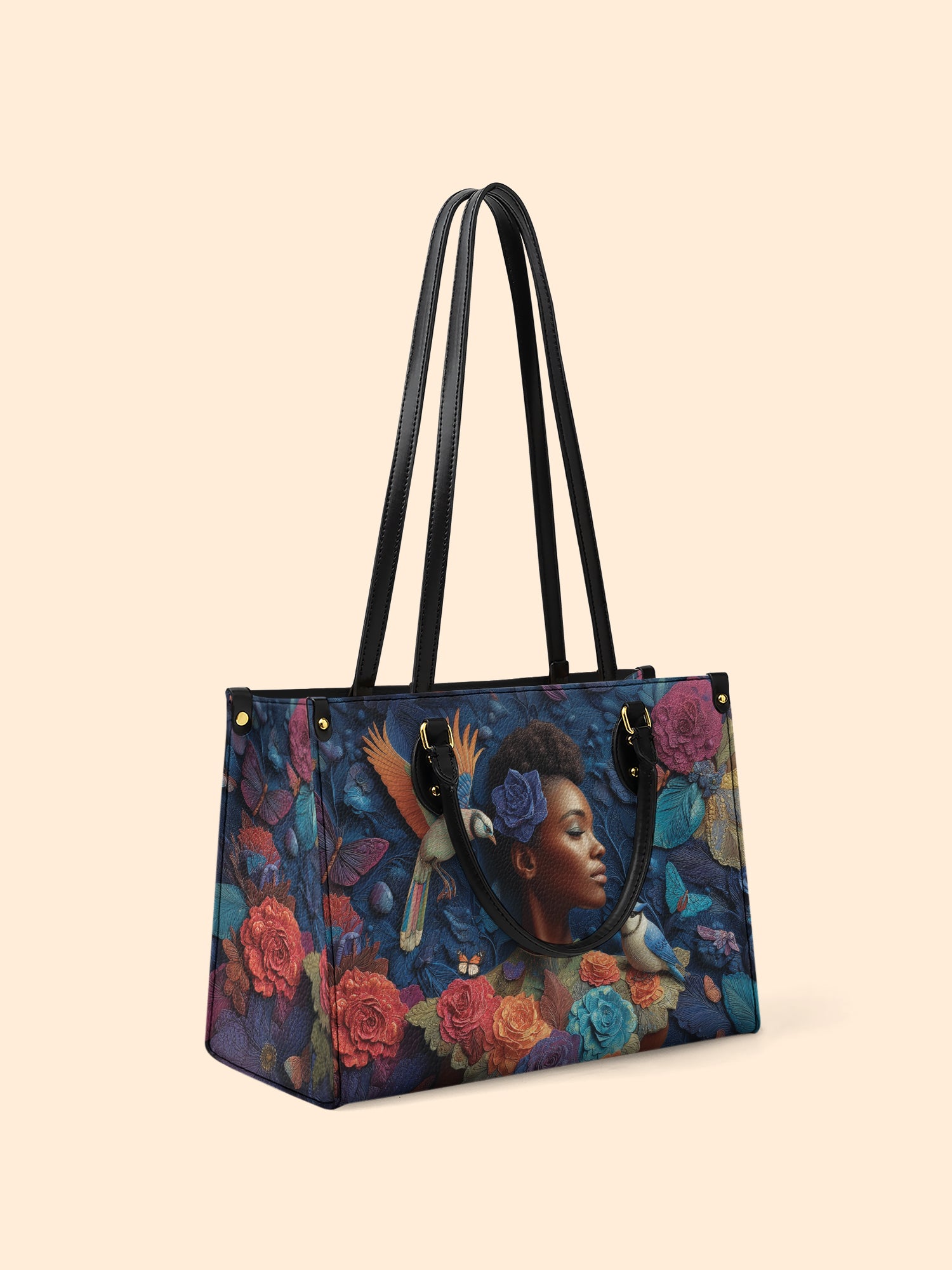 Blue Garden Premium Leather Handbag QR0XD230