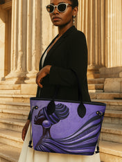 Violet Flow Classic Shopper Tote QR0XD430