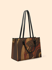 Crowned Braids Premium Leather Handbag QR0TD123