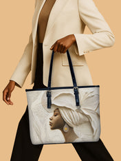 Ivory Blossom Leather Bucket Bag QR0TV191