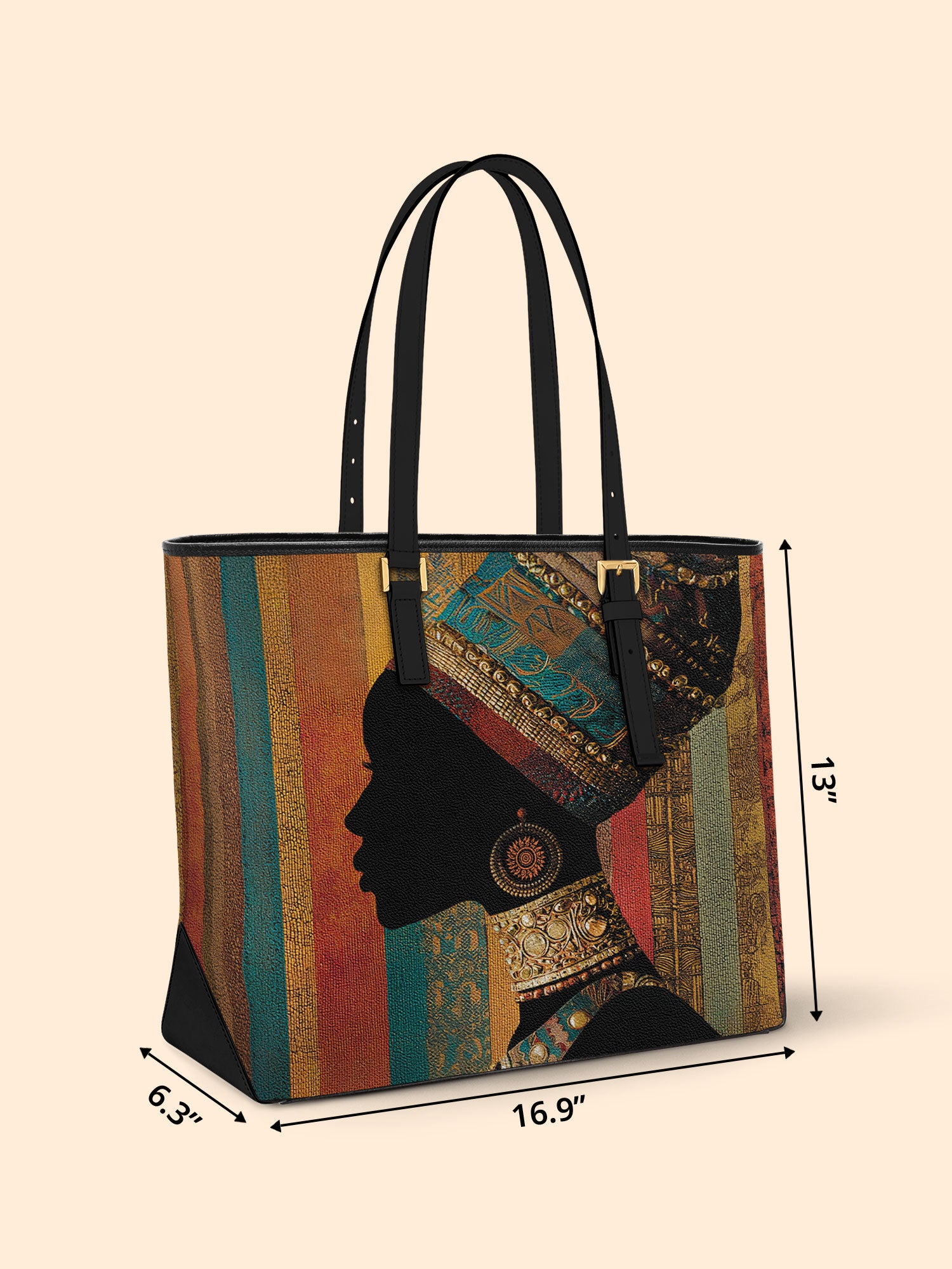 Brown Radiance Sleek Leather Tote QR0TV123