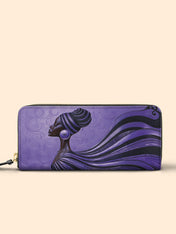 Violet Flow Slimline Zippy Wallet QR0XD442