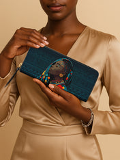 Soul Of Ubuntu Slimline Zippy Wallet QR0TV187