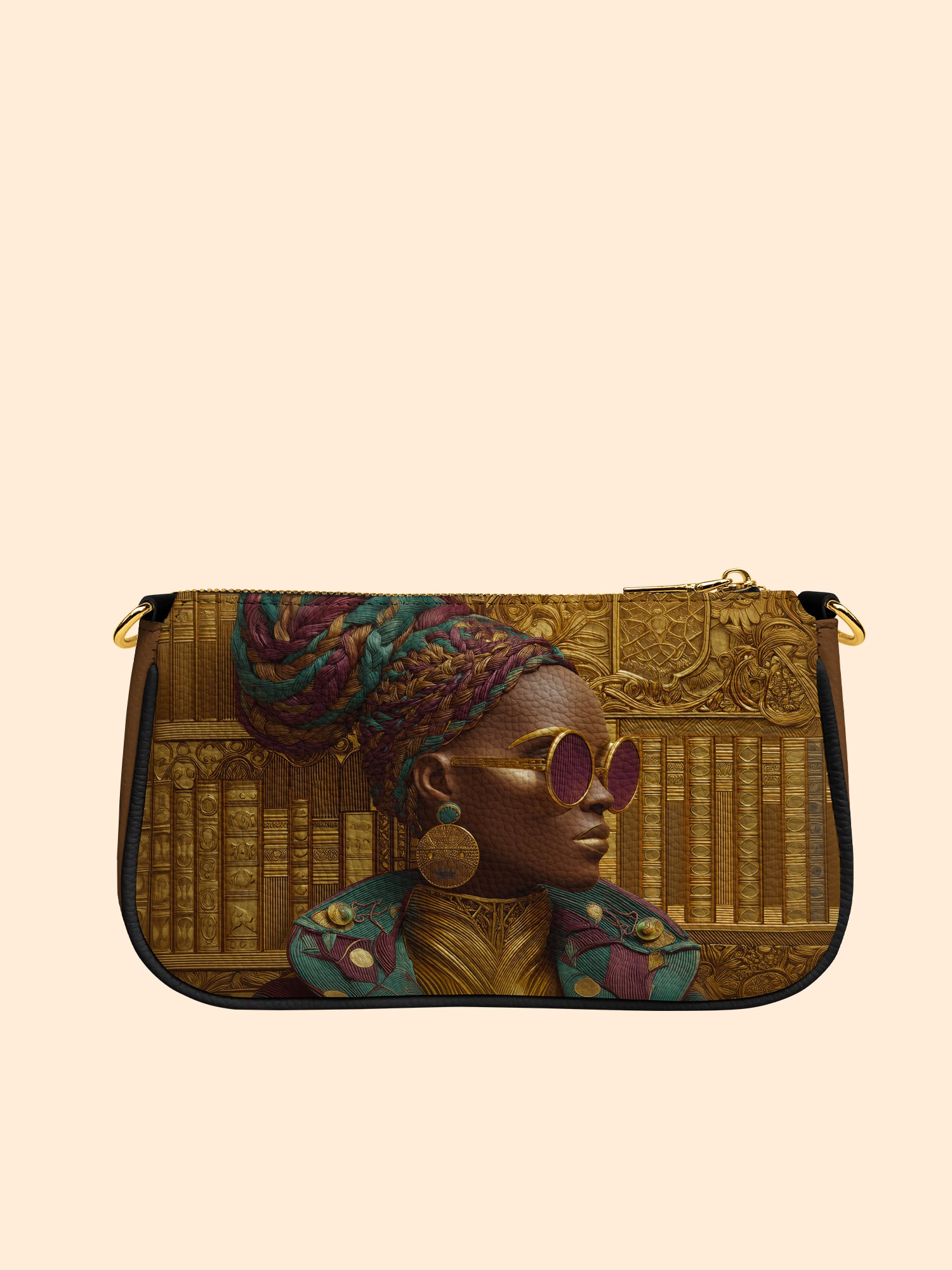 Crown And Knowledge Classic Zip Pochette QR0XD440