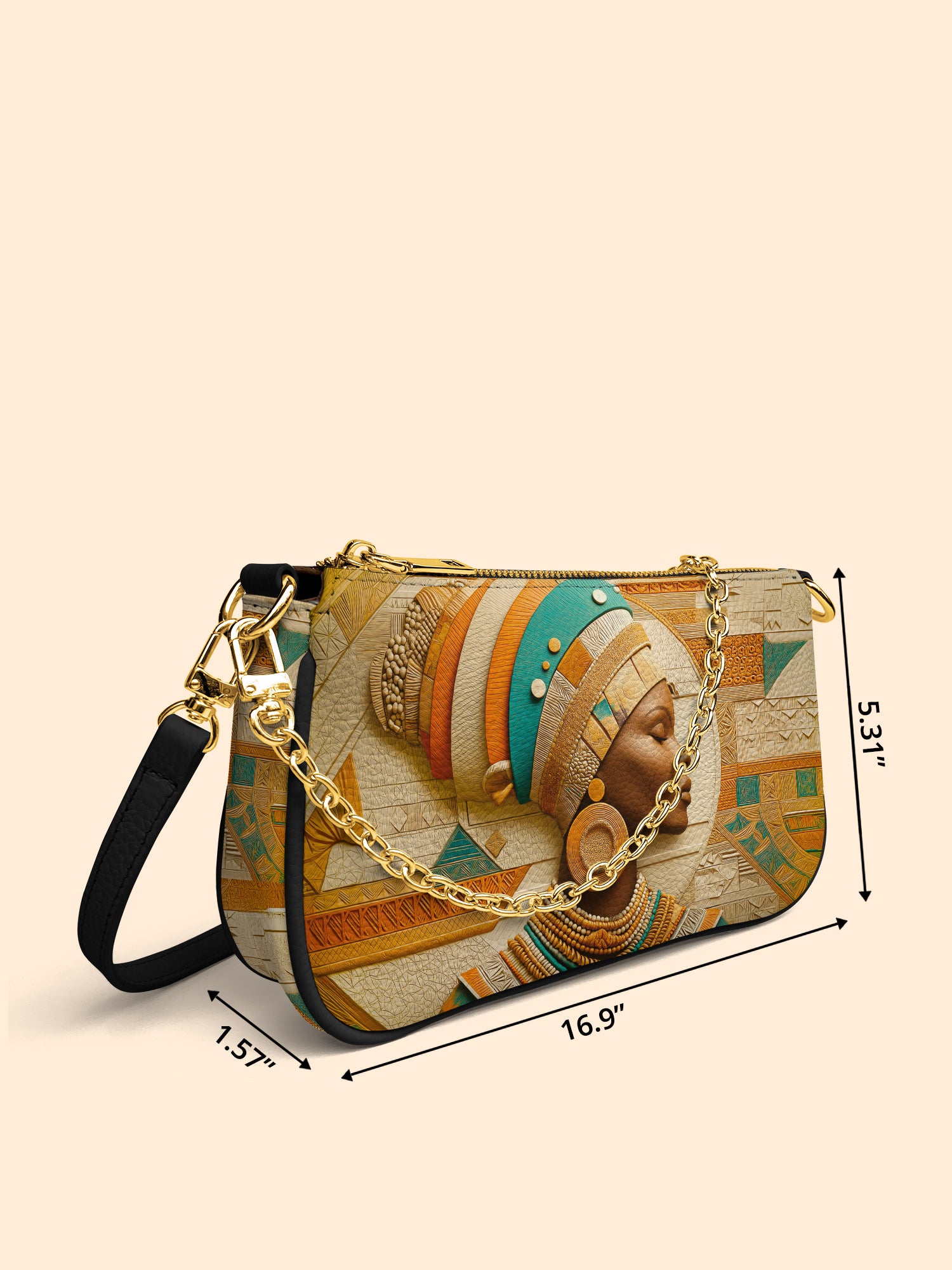 Tribal Harmony Classic Zip Pochette QR0TV063