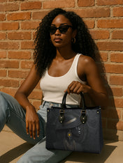 Midnight Glow Premium Leather Handbag QR0TD278