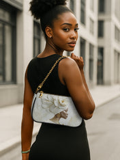 Luminous Bloom Classic Zip Pochette QR0TV120