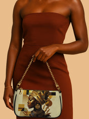 Golden Facets Classic Zip Pochette QR0TV046