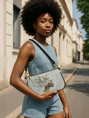 Luminous Bloom Classic Zip Pochette QR0TV120