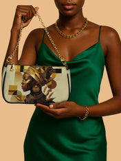 Golden Facets Classic Zip Pochette QR0TV046