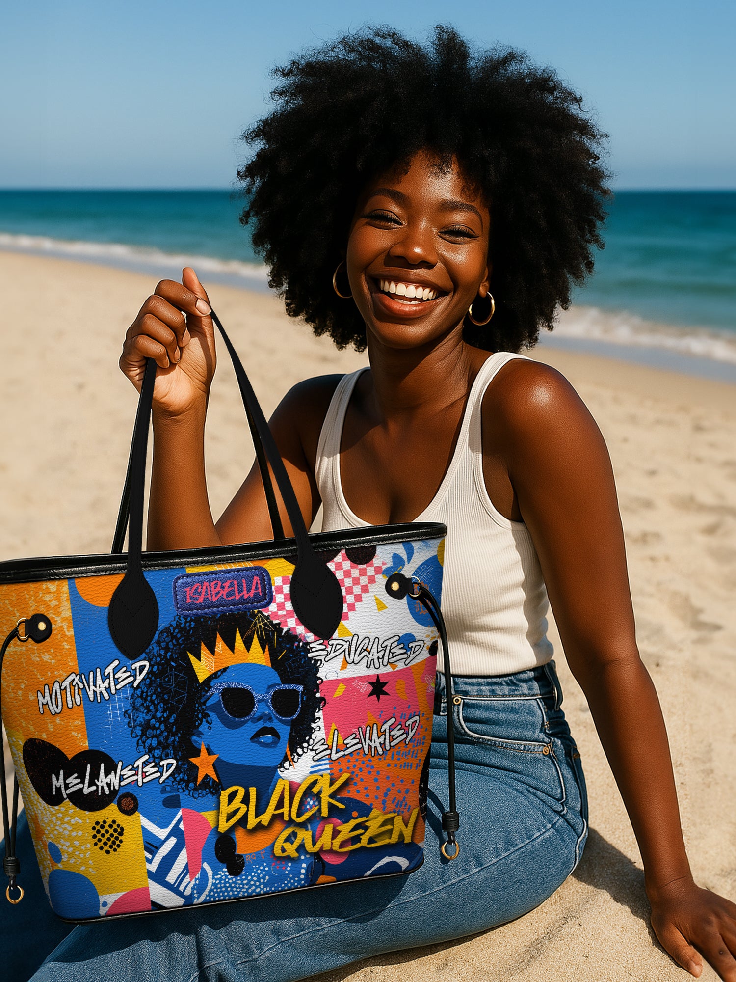 Black Queen Classic Shopper Tote