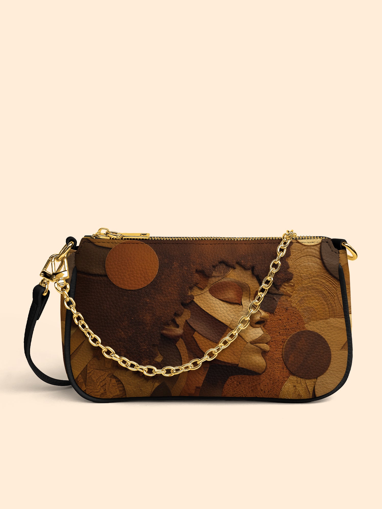 Golden Melanin Classic Zip Pochette QR0TD294