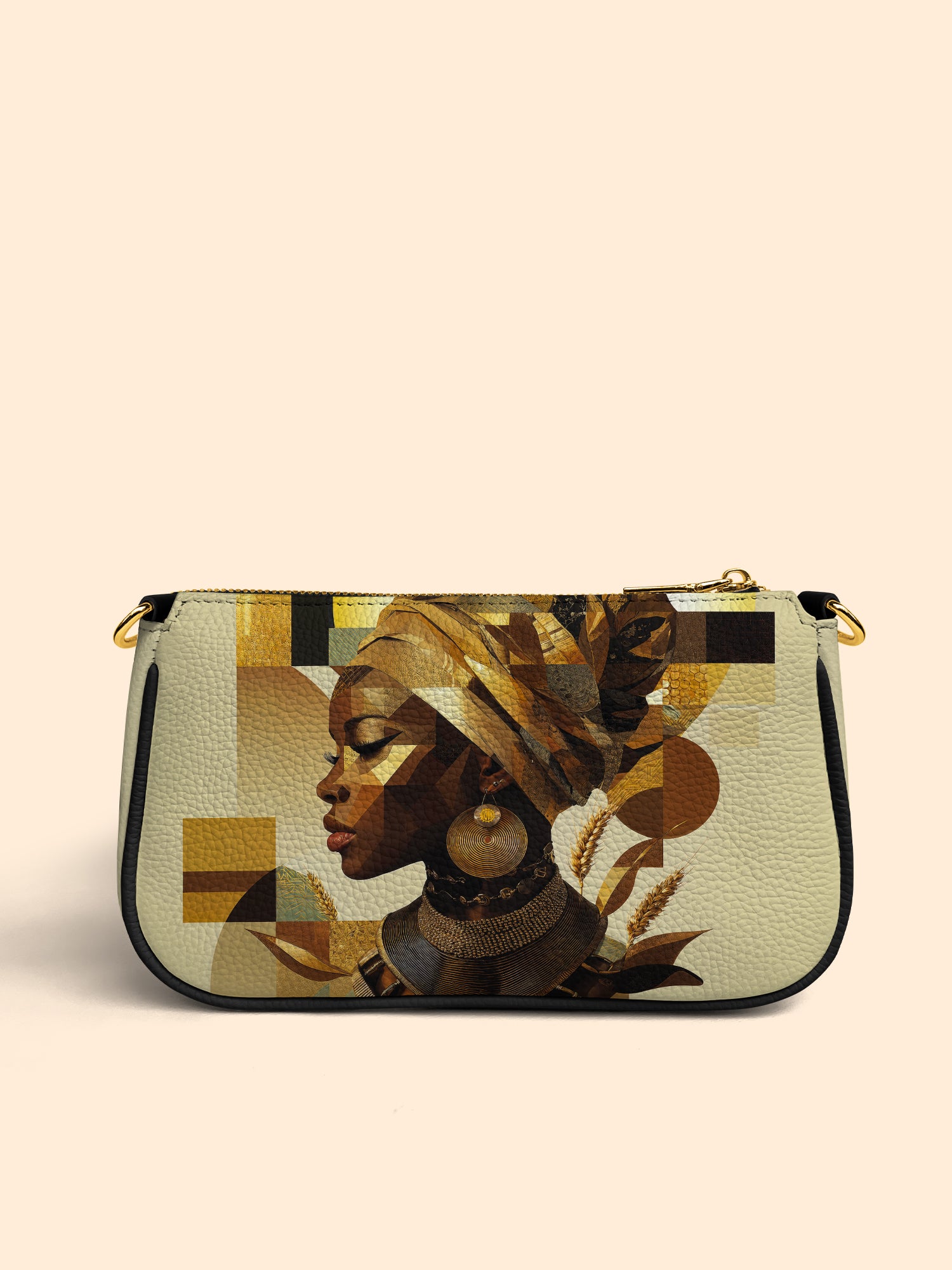 Golden Facets Classic Zip Pochette QR0TV046