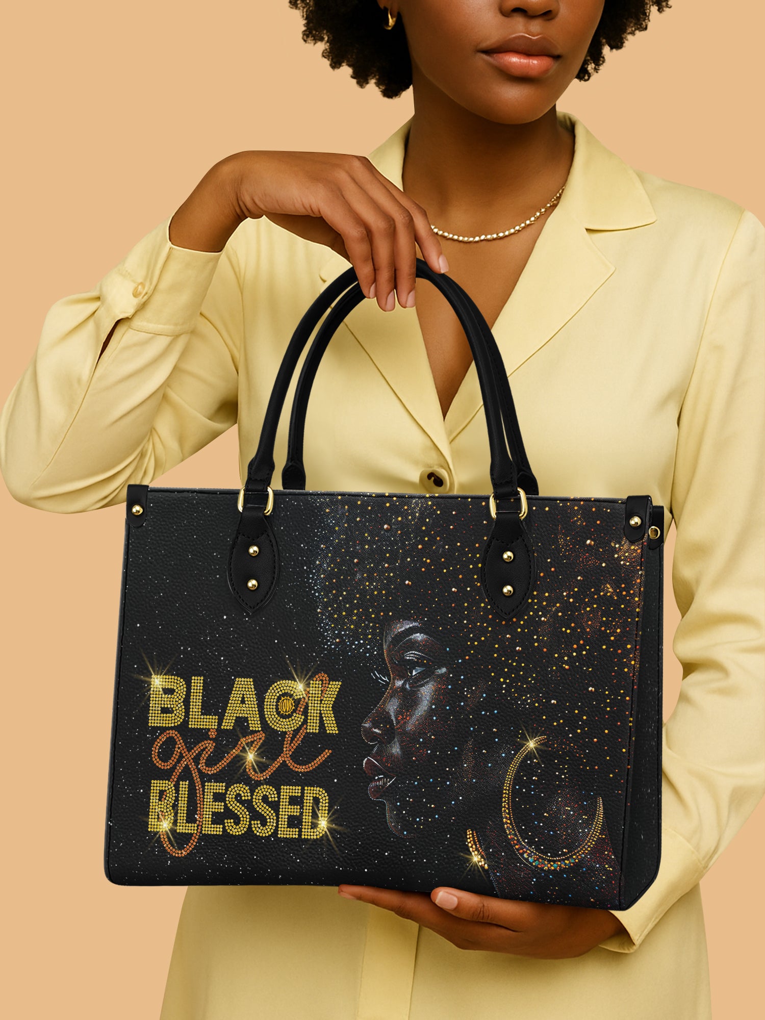 Blessed Woman Premium Leather Handbag QR0XD234