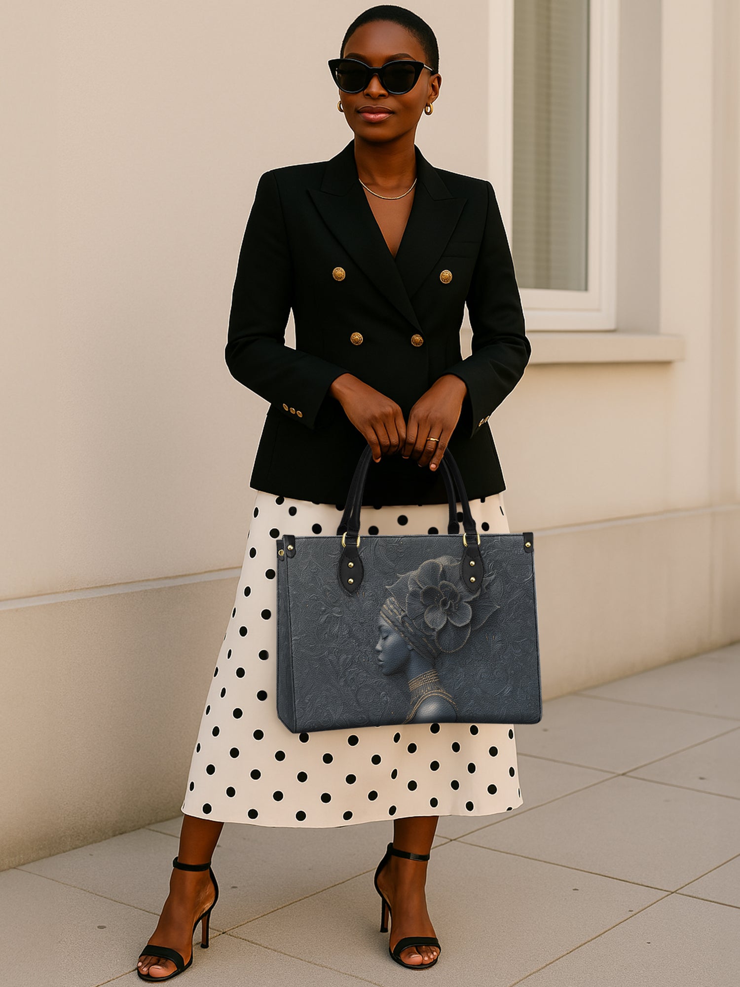 Shadow Orchid Premium Leather Handbag QR0TV147