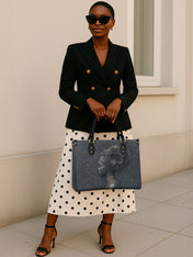 Shadow Orchid Premium Leather Handbag QR0TV147