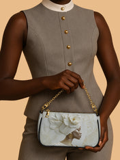 Luminous Bloom Classic Zip Pochette QR0TV120