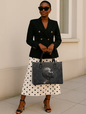 Onyx Soul Premium Leather Handbag QR0TD281