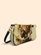 Golden Facets Classic Zip Pochette QR0TV046