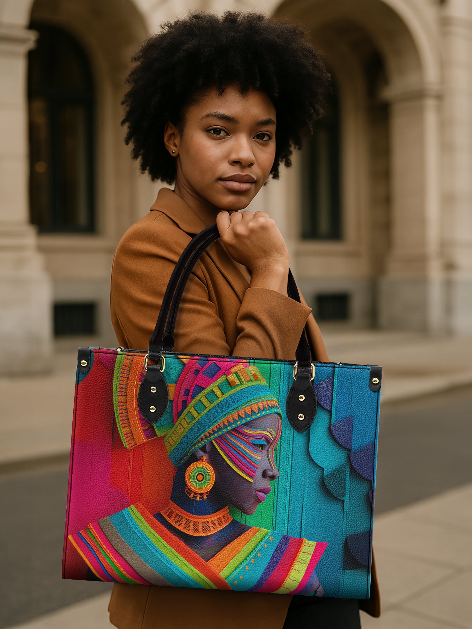 Wrapped Legacy Premium Leather Handbag QR0TD242